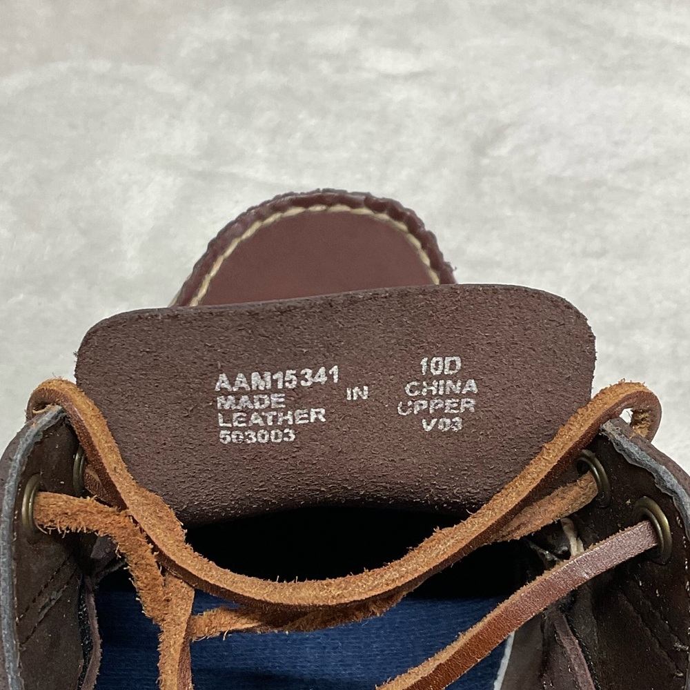 Polo Sport Ralph Lauren Brown Leather Boat Shoes Mens Sz 10D - Picture 6 of 6